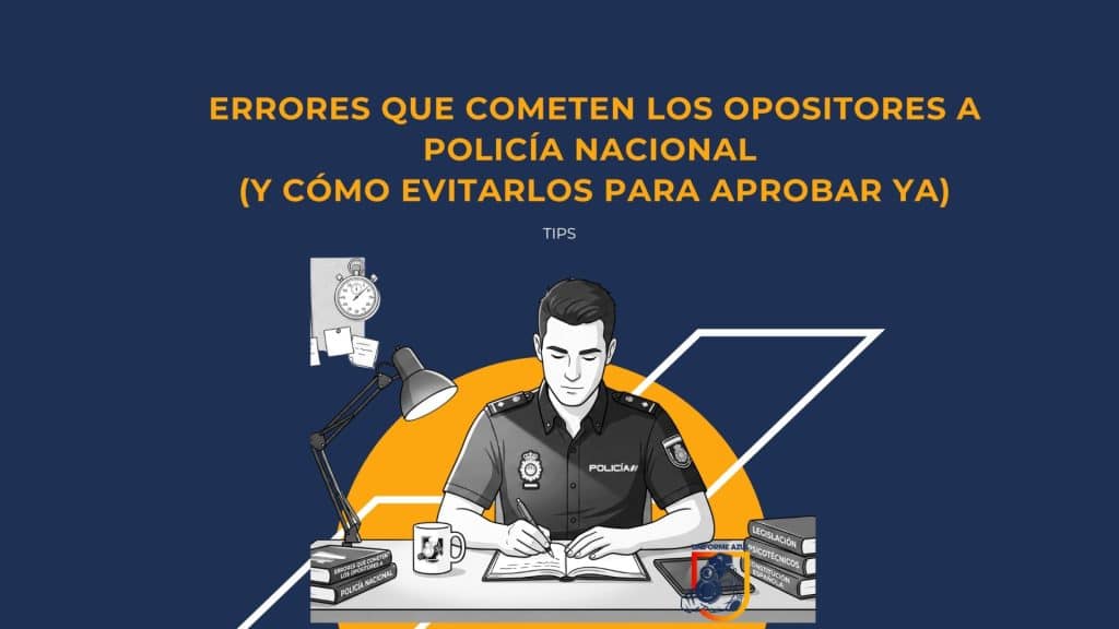 Errores que cometen los opositores a Policía Nacional (Y cómo evitarlos para aprobar ya)